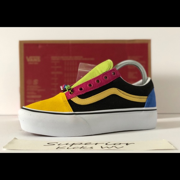 Vans Old Skool Platform (Vans Beads) “Multi/True White” - Picture 2 of 8